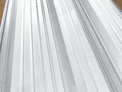 Окрашенный профнастил С21-1000, 0,45 мм, серо-белый