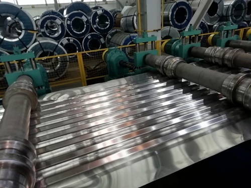 Алюминиевый профнастил НС44, 1.1х1000 мм