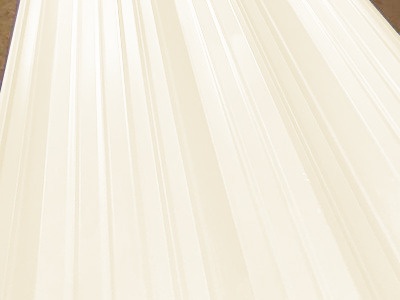 Окрашенный профнастил С21-1000, 0,5 мм, слоновая кость