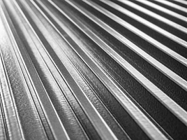 Нержавеющий профнастил НС44-1250, 0,8 мм, AISI 304